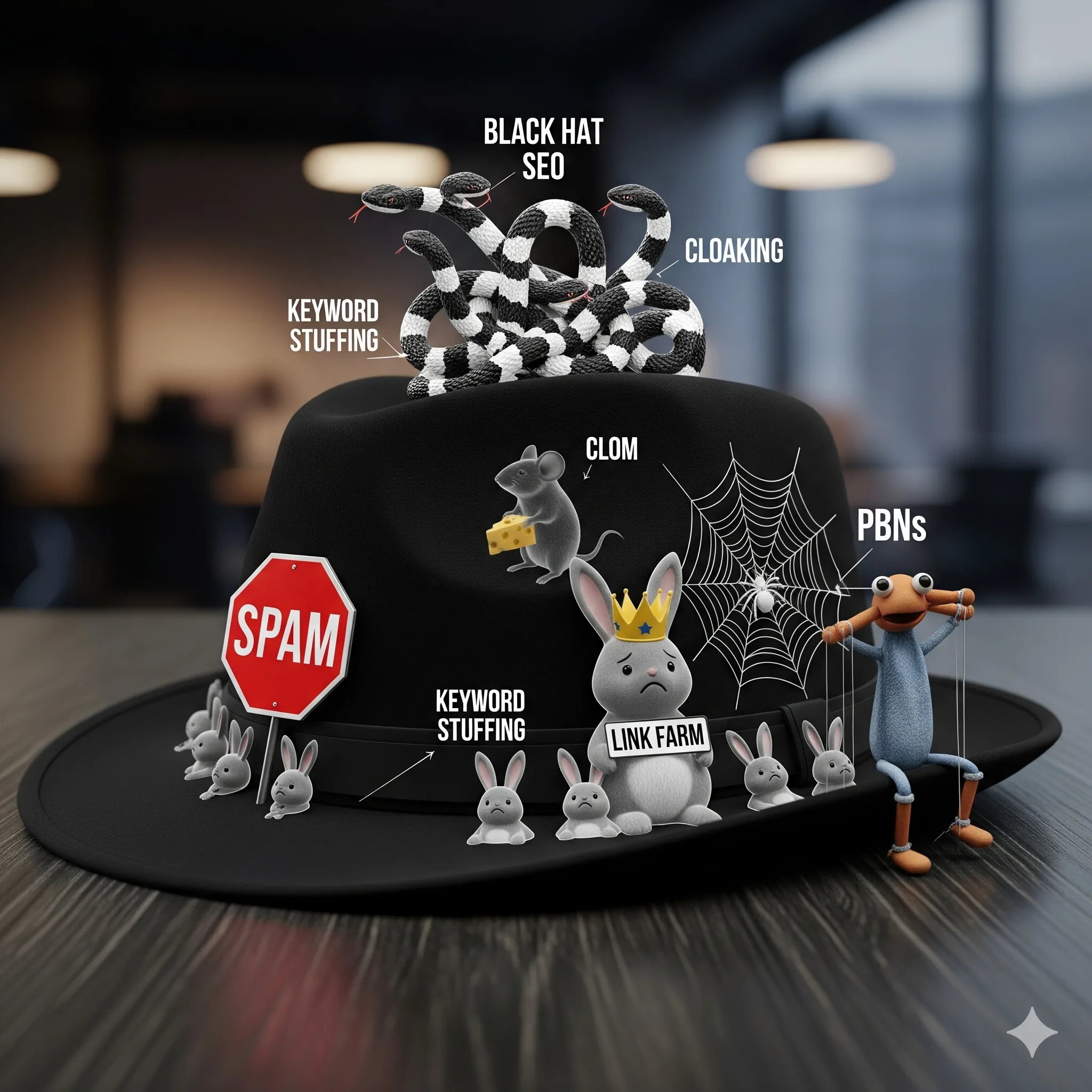 Illustration representing ethical SEO and sustainable growth